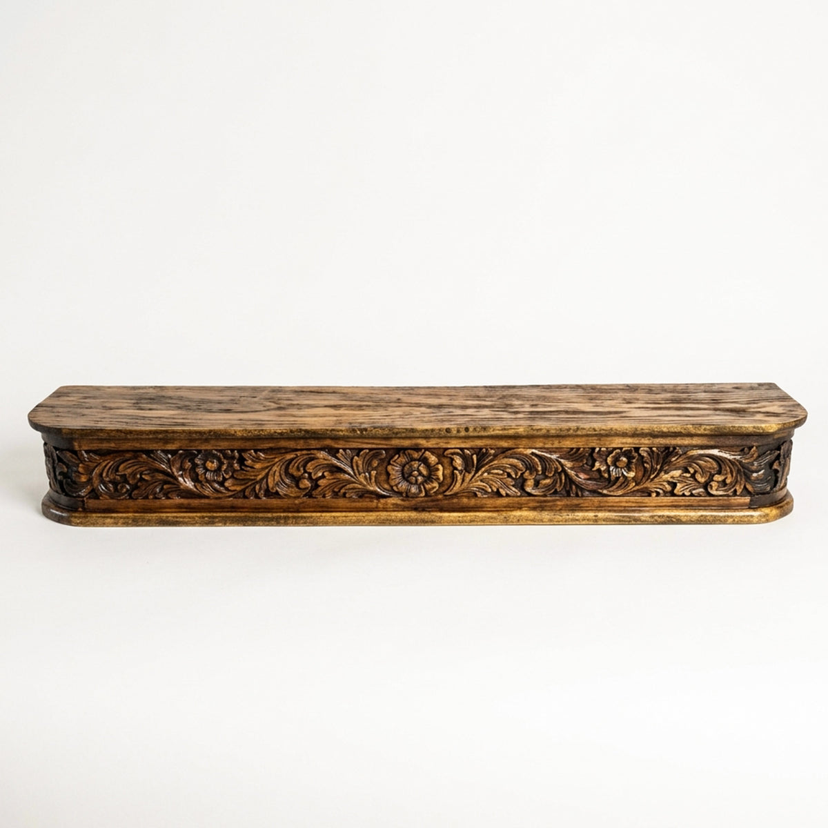 Wooden Floating Shelf 'Kamala'- 120 × 15 × 20 cm