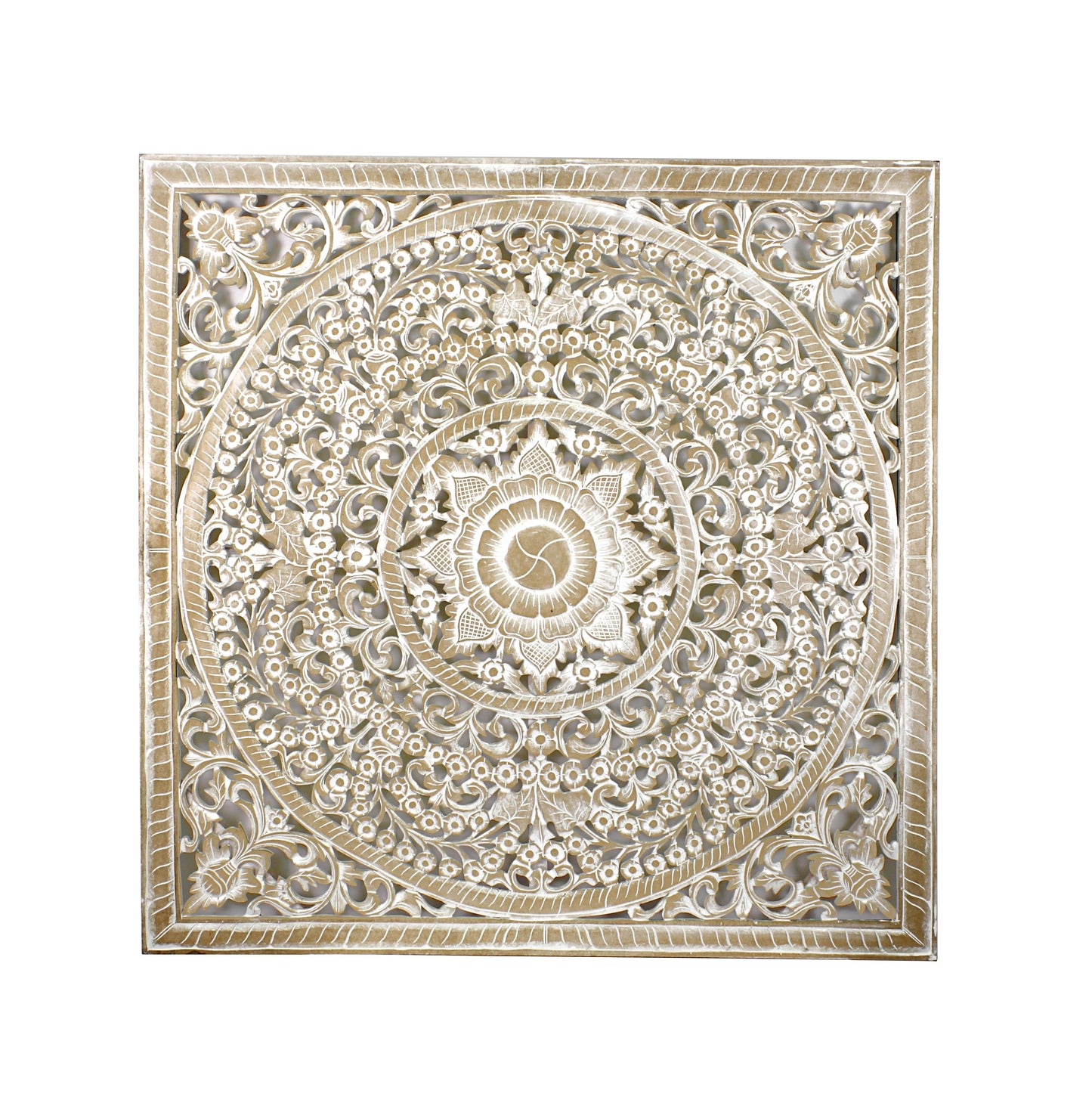 King Size Mandala Full Bed headboard Peony - USA