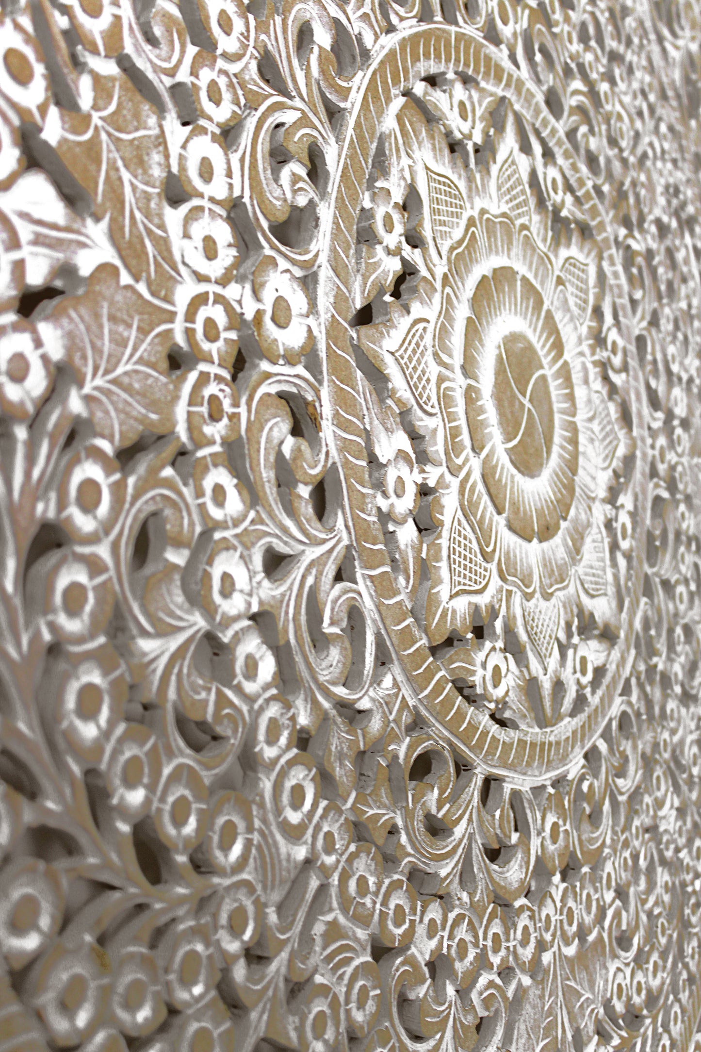 King Size Mandala Full Bed headboard Peony - USA