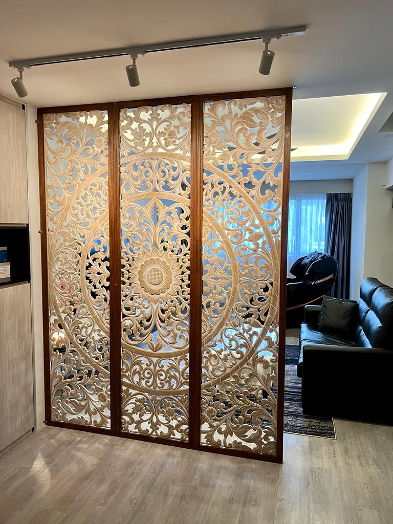 room partition melati antic wash bali design hand carved hand made decorative house furniture wood material decorative wall panels decorative wood panels decorative panel board