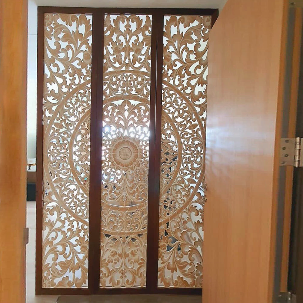 room partition melati antic wash bali design hand carved hand made decorative house furniture wood material decorative wall panels decorative wood panels decorative panel board