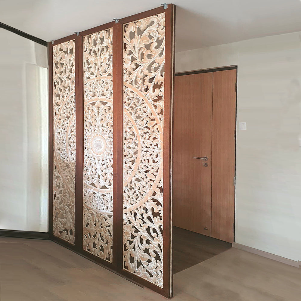 room partition melati antic wash bali design hand carved hand made decorative house furniture wood material decorative wall panels decorative wood panels decorative panel board