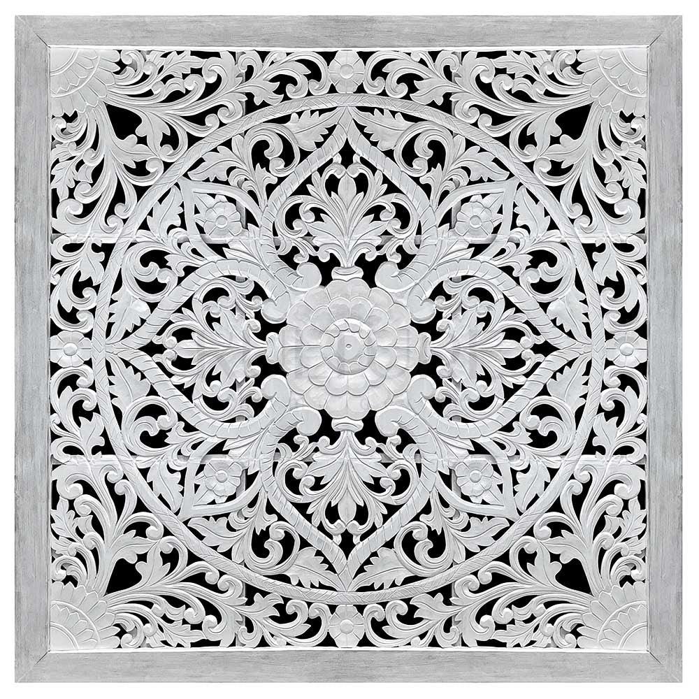 bed headboard teratai white wash bali design hand carved hand made home decorative house furniture wood material bed headboard design bed headboard ideas bed headboard panels worldwide shipping