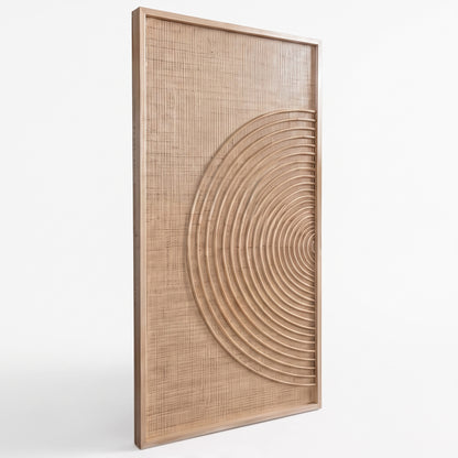 Rattan Wall Panel 'Portico' - 100 x 60 cm