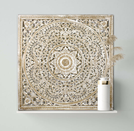 Decorative Panel "Peony" - Antic Wash