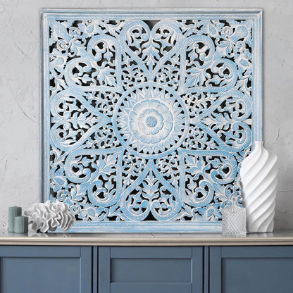 Decorative Panel "Jantung" Blue Wash