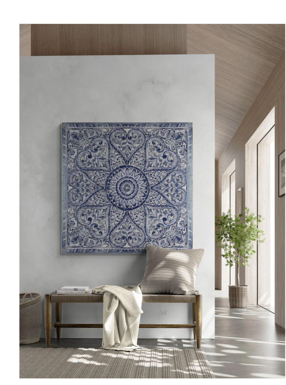 Custom Decorative Panel "Hati" - 160x140 - Navy
