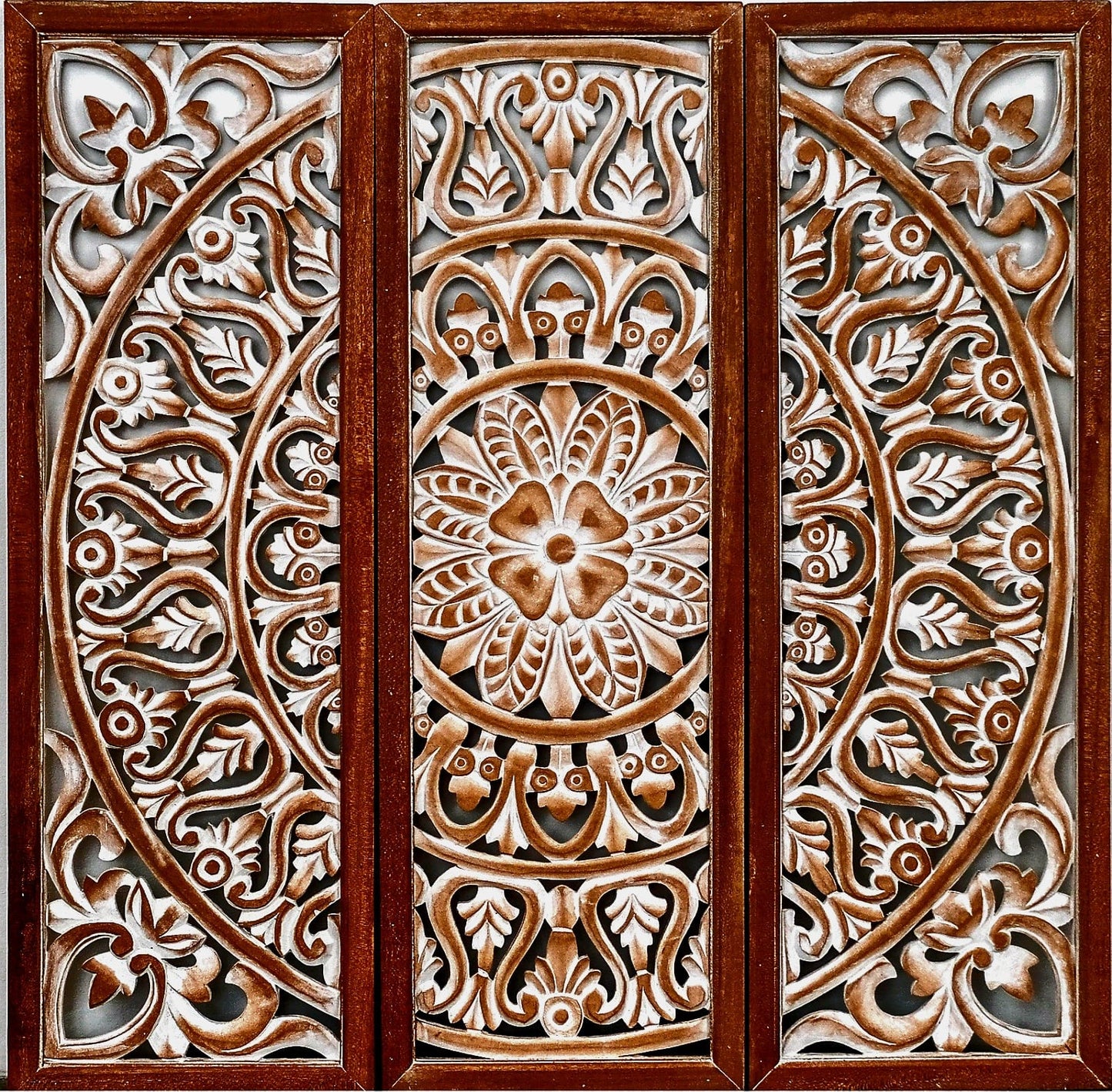 Custom Decorative Panel "Galungan" - Brown Antic - 120x240cm