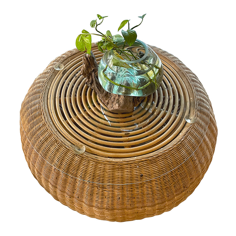 rattan round coffee table terang natural wash bali design hand carved hand made decorative house furniture wood material decorative wall panels decorative wood panels decorative panel board