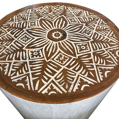 Wooden Side Table / Stool 'Zen' - 40 cm