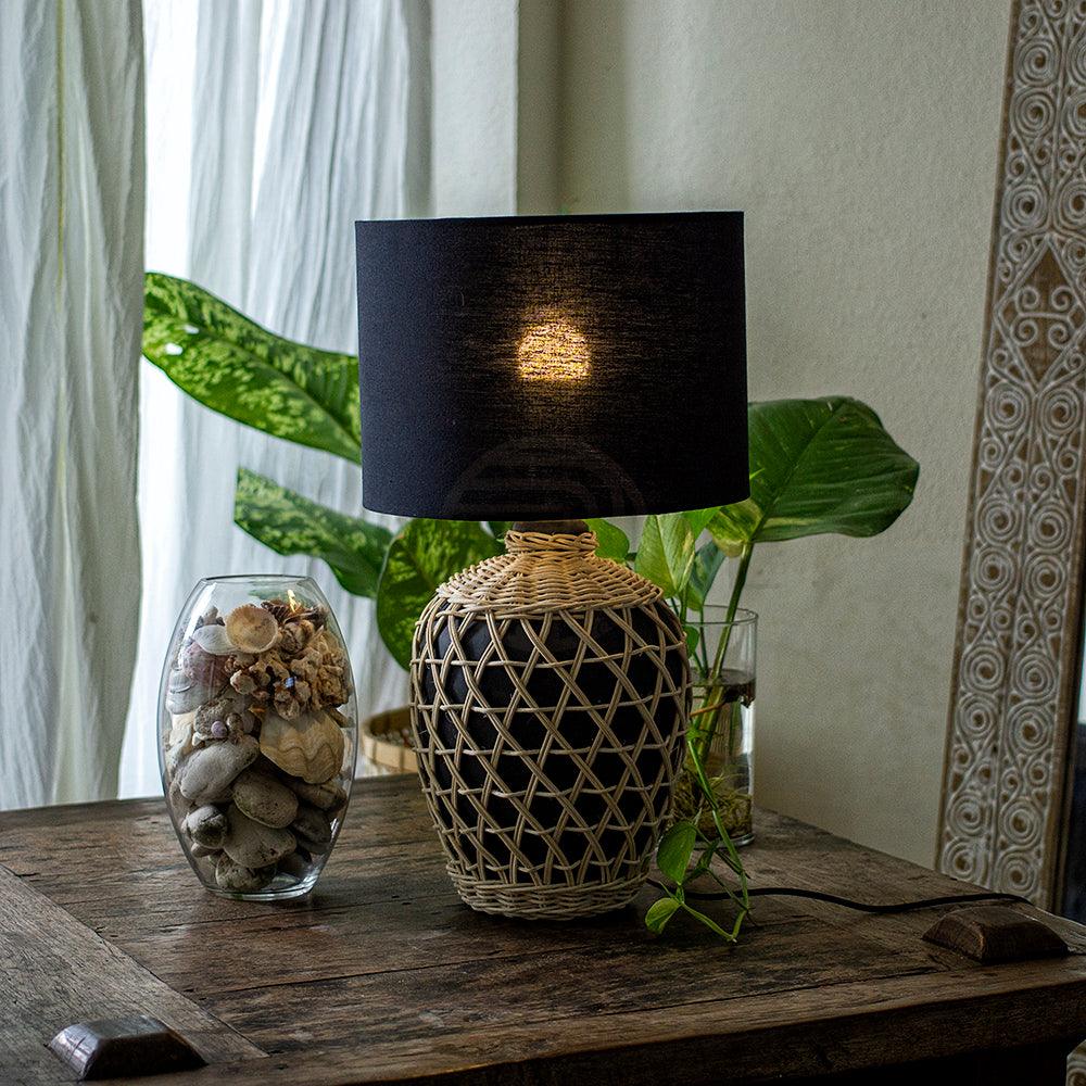 Ceramic Table Lamp 'Pensée' - Kulture Home Decor