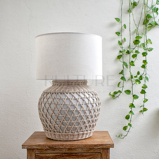 Ceramic Table Lamp 'Tulipe'