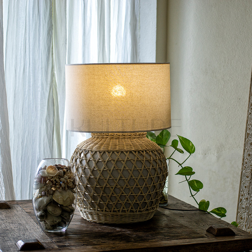 Ceramic Table Lamp 'Tulipe'