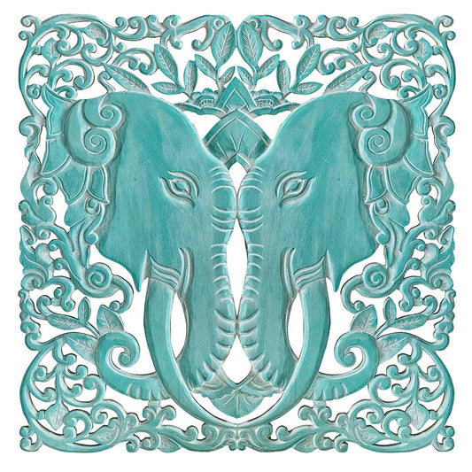 CUST Decorative Panel "Two Elephants"