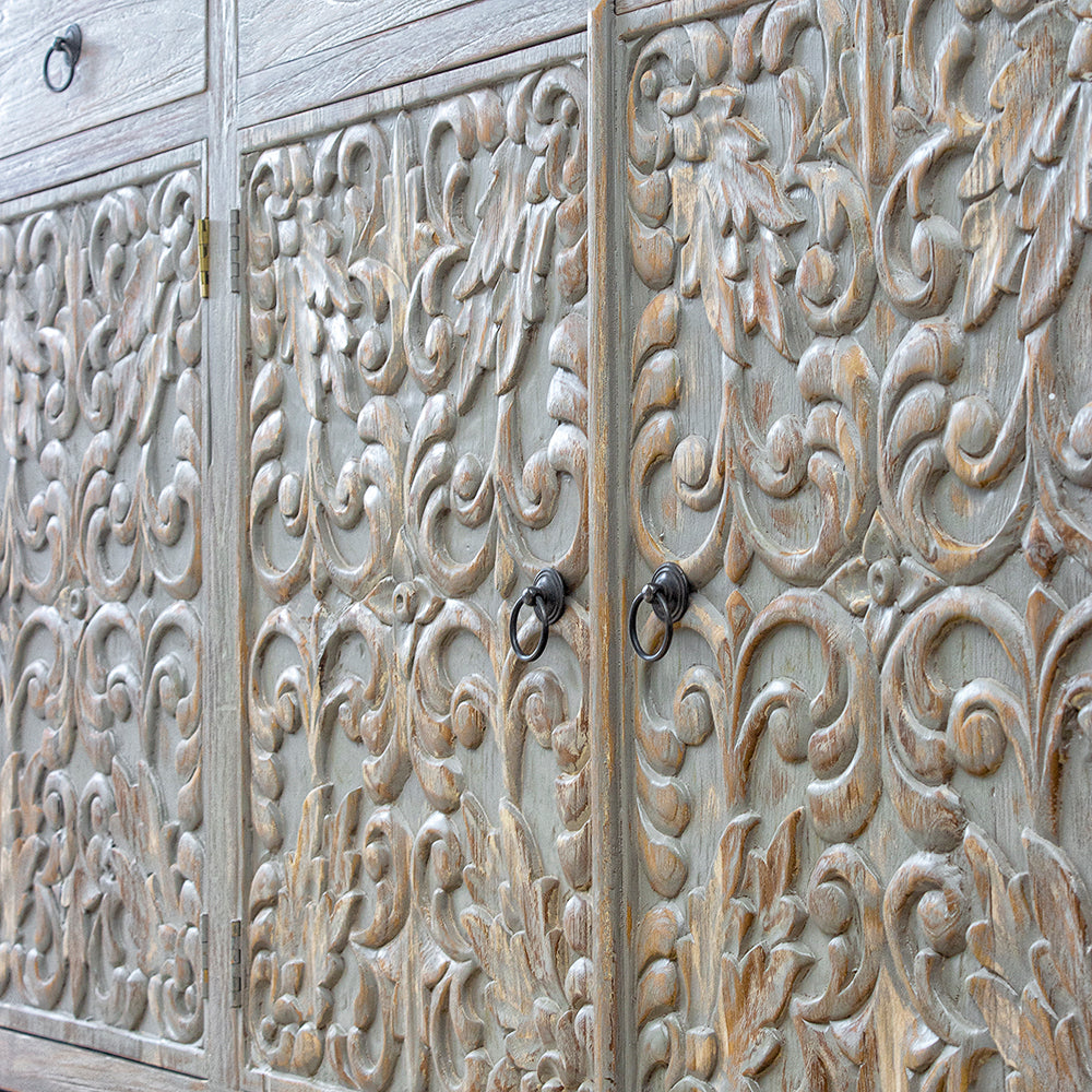 carved wood sideboard azhara antic wash bali design hand carved hand made decorative house furniture wood material decorative wall panels decorative wood panels decorative panel board
