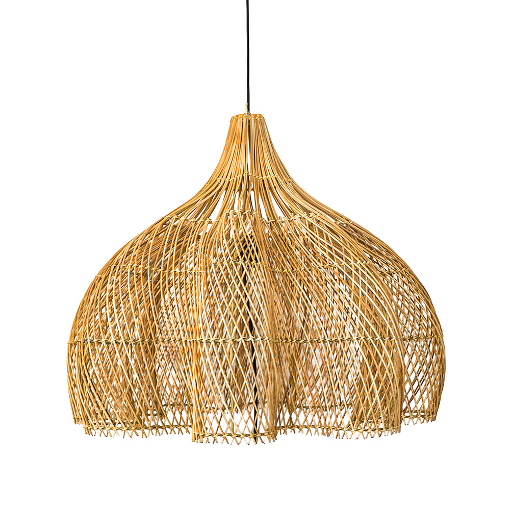 rattan hang lamp sanur bali design hand carved hand made home decorative house furniture wood material