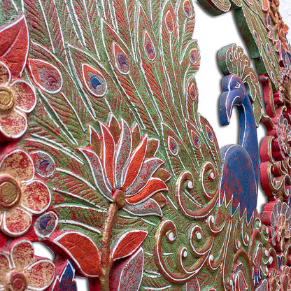 Carved Decorative Panel "Cendrawasih"